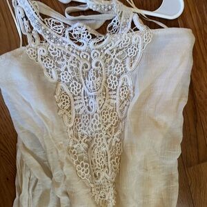 Elegant Cream Lace Blouse